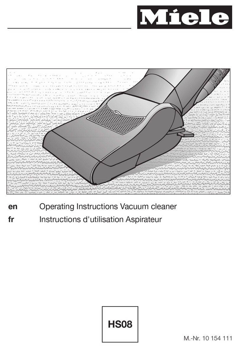 Miele HS08 operating instructions