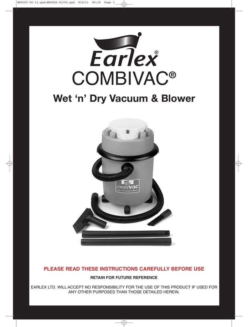 Earlex Combivac user manual