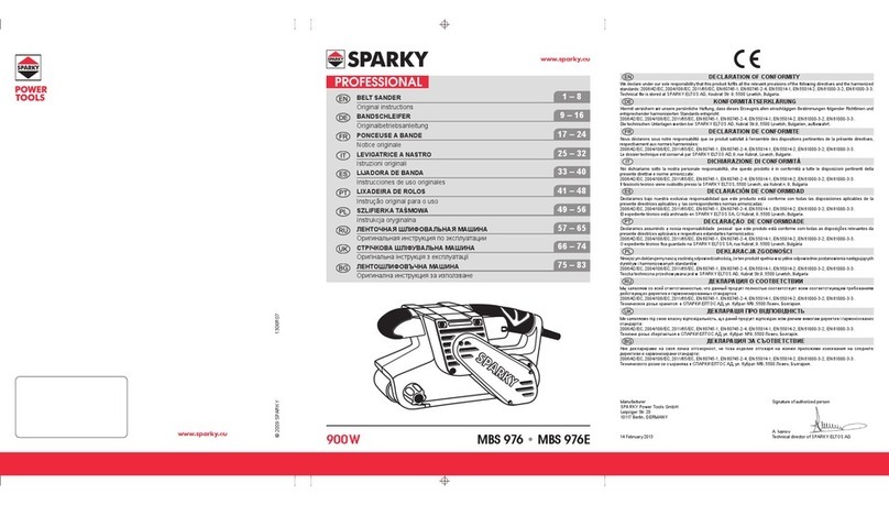 Sparky Group MBS 976 User manual