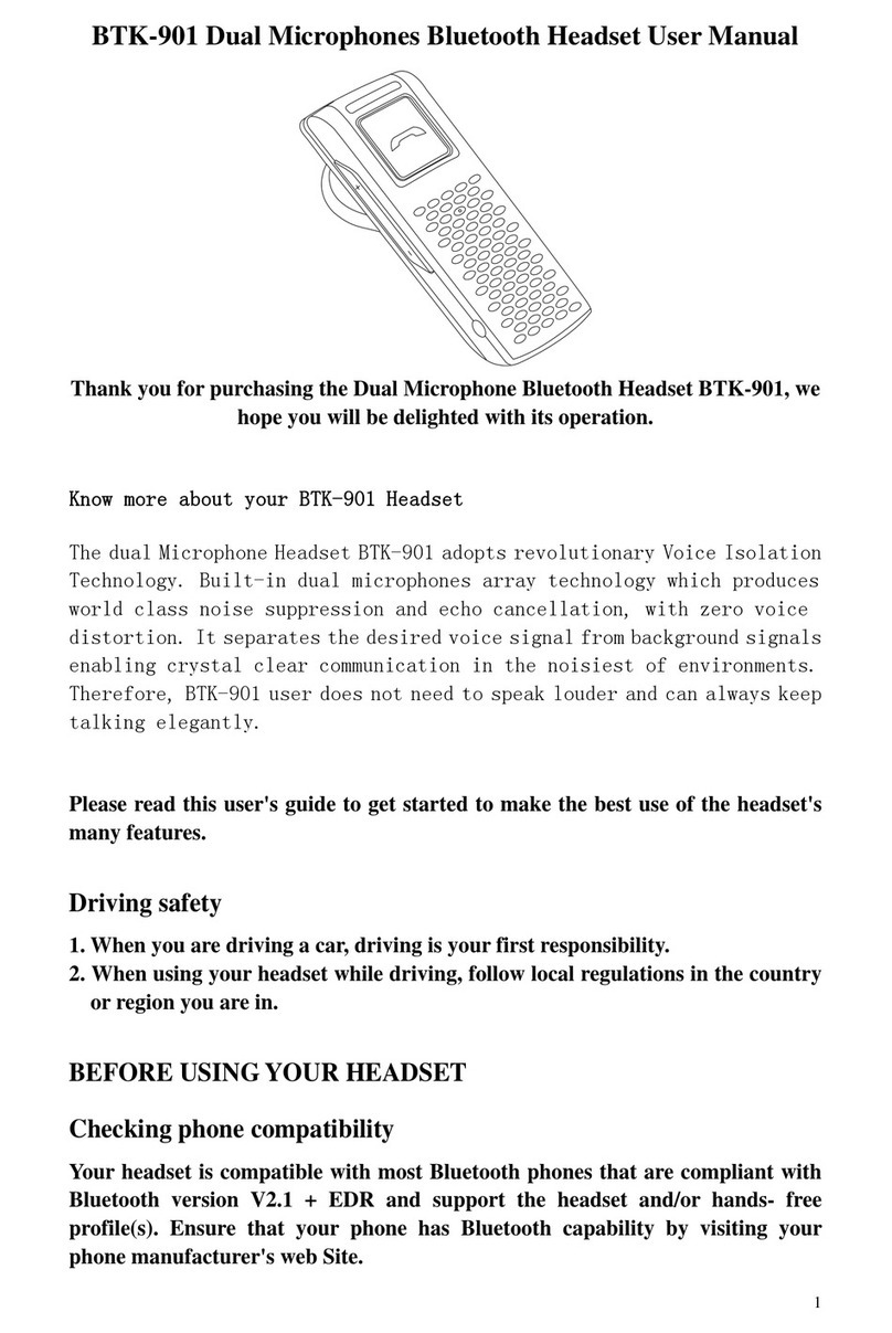 Shenzhen SHI KISB Electronic BTK-901 user manual