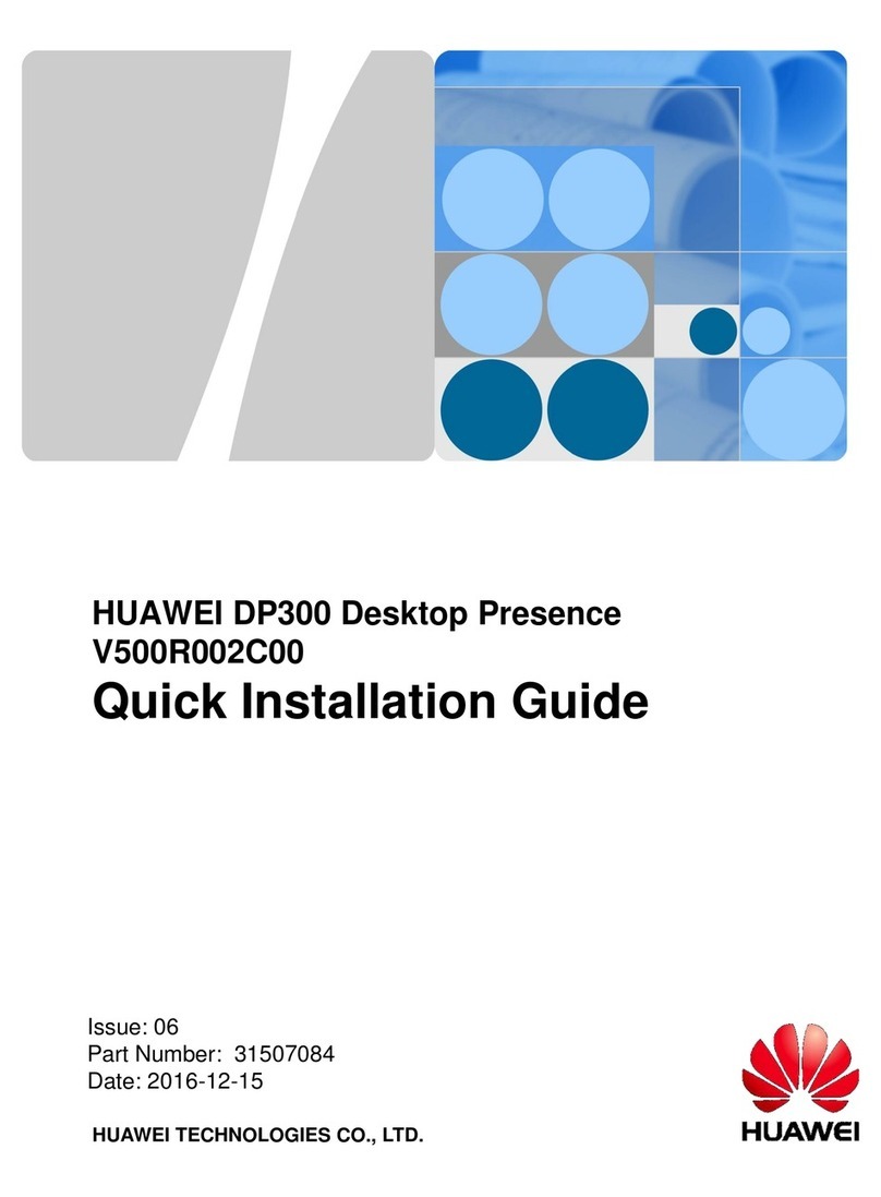 Huawei DP300 Quick installation guide