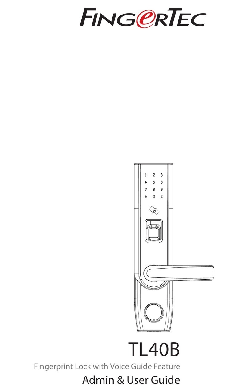 FingerTec TL40B User manual