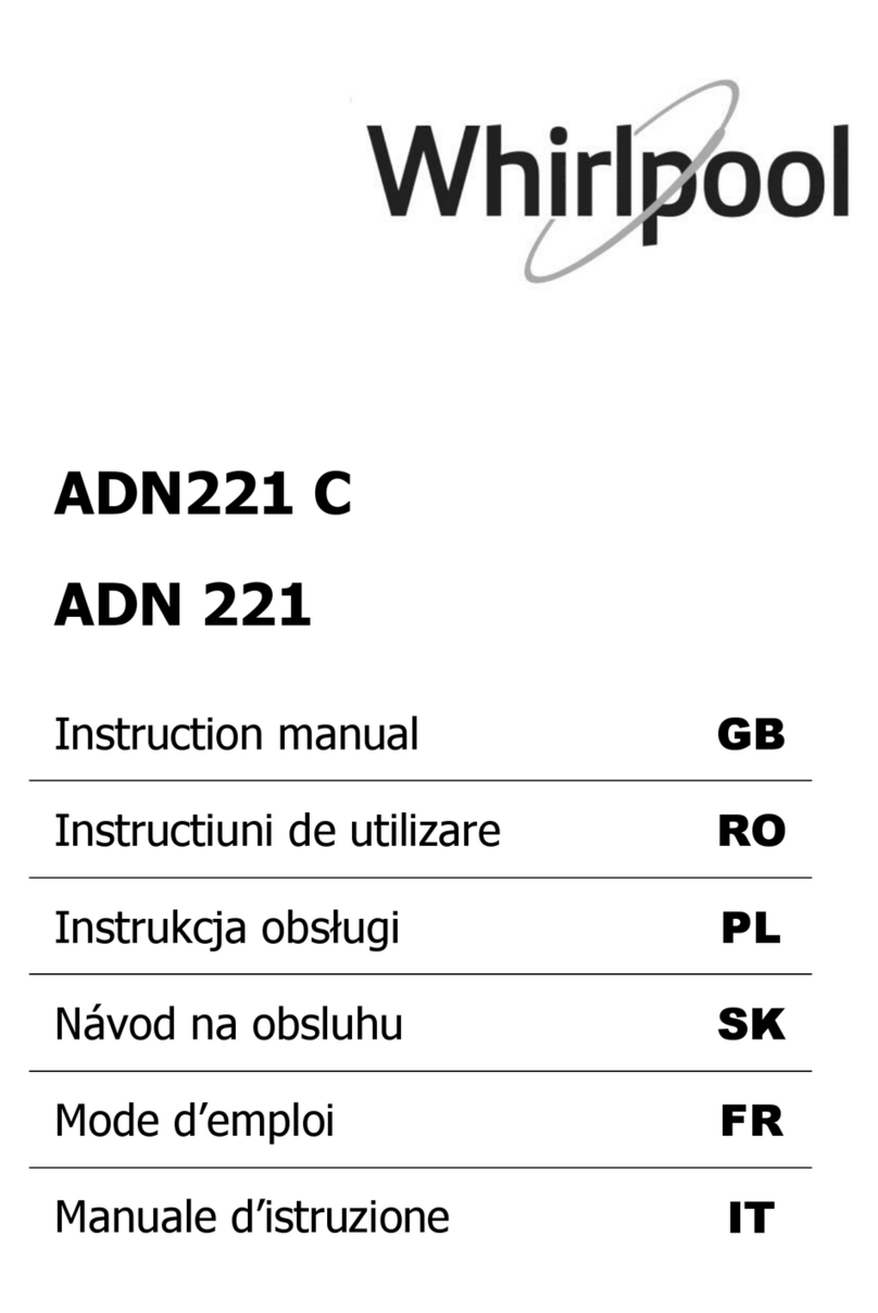 Whirlpool ADN221 C User manual