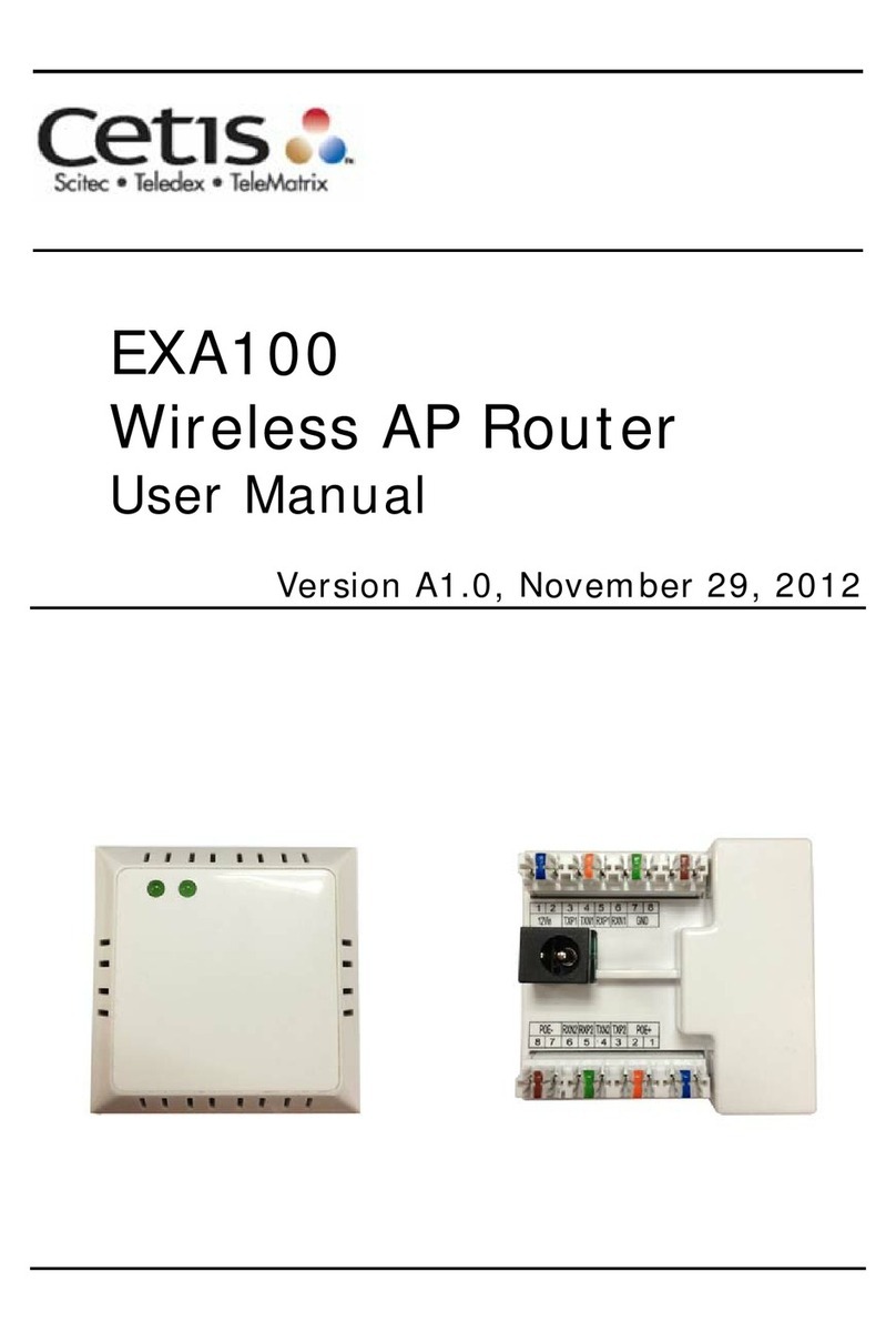 cetis EXA100 user manual