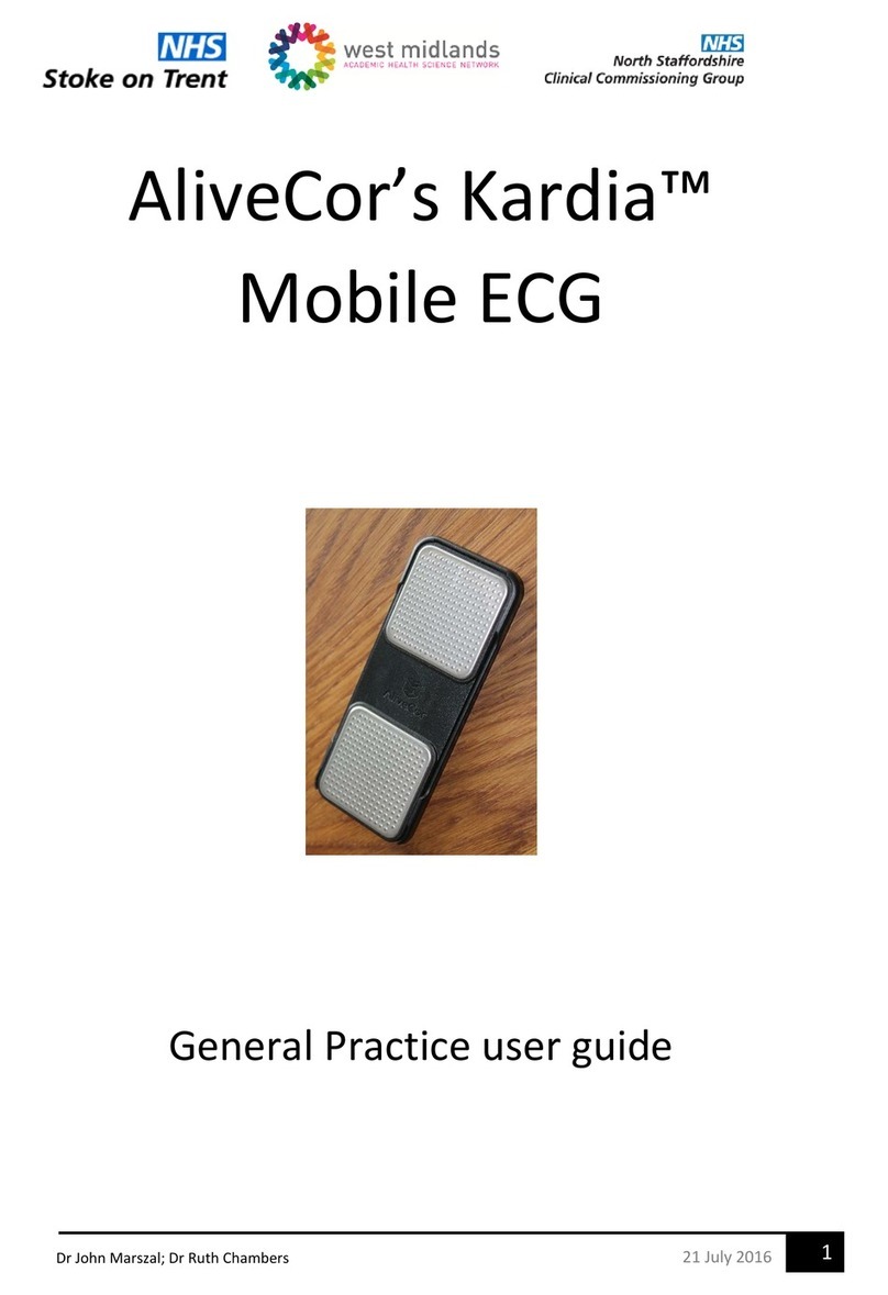 AliveCor Kardia User manual