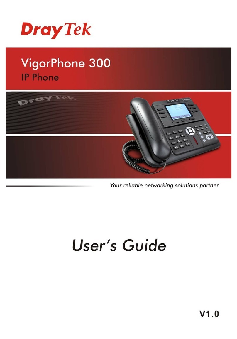 Draytek vigorphone 300 user guide