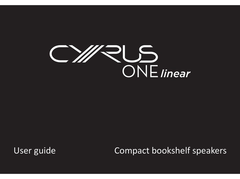 Cyrus ONE linear user guide