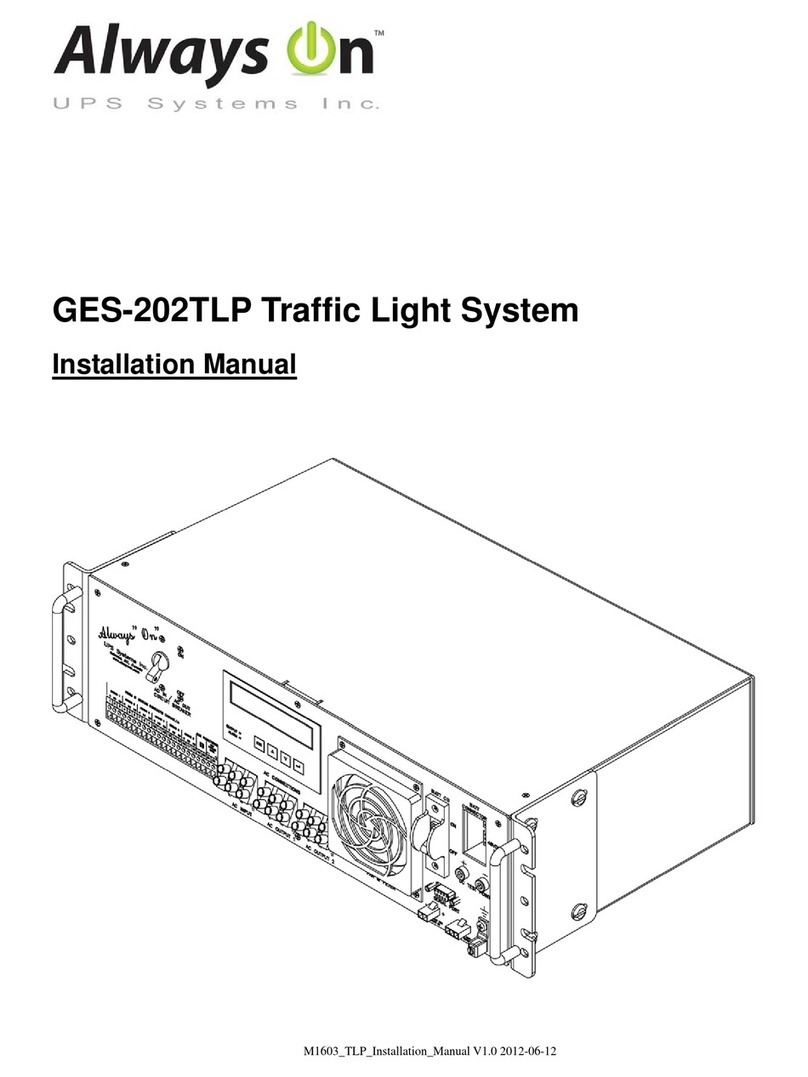 Always On GES-202TLP installation manual Always On GES-202TLP installation manual