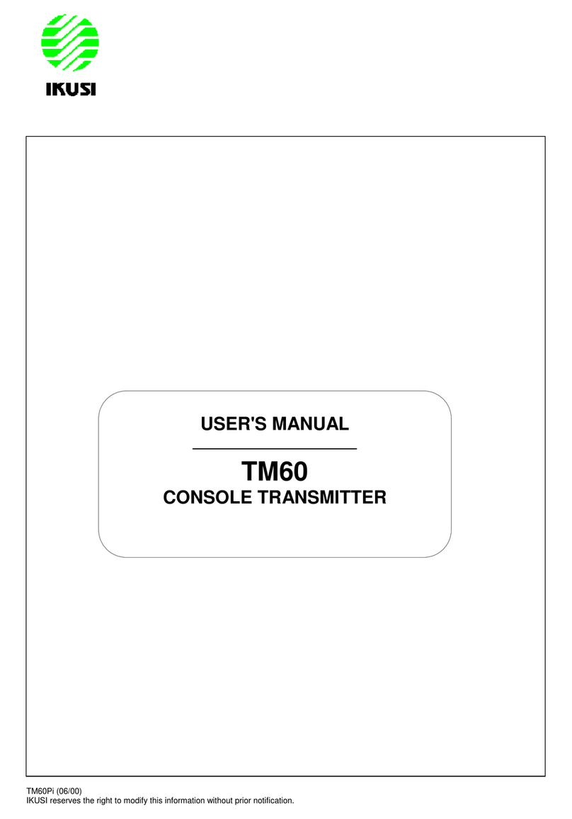 IKUSI TM60 user manual