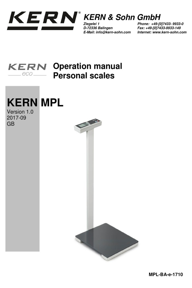 KERN MPL 200K-1P User manual