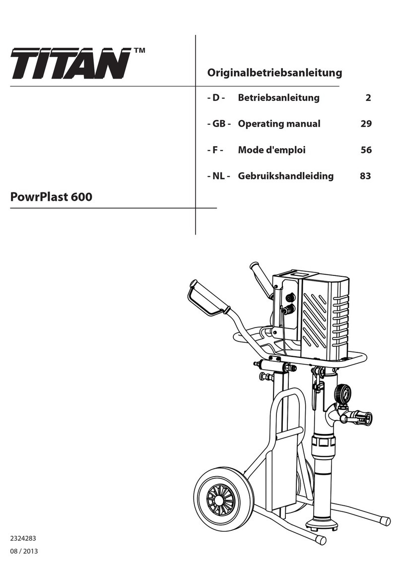 Titan PowrPlast 600 operating manual