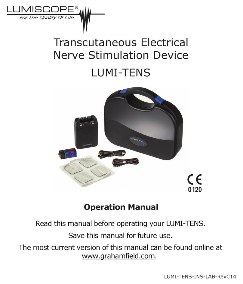 Lumiscope LUMI-TENS Operation manual
