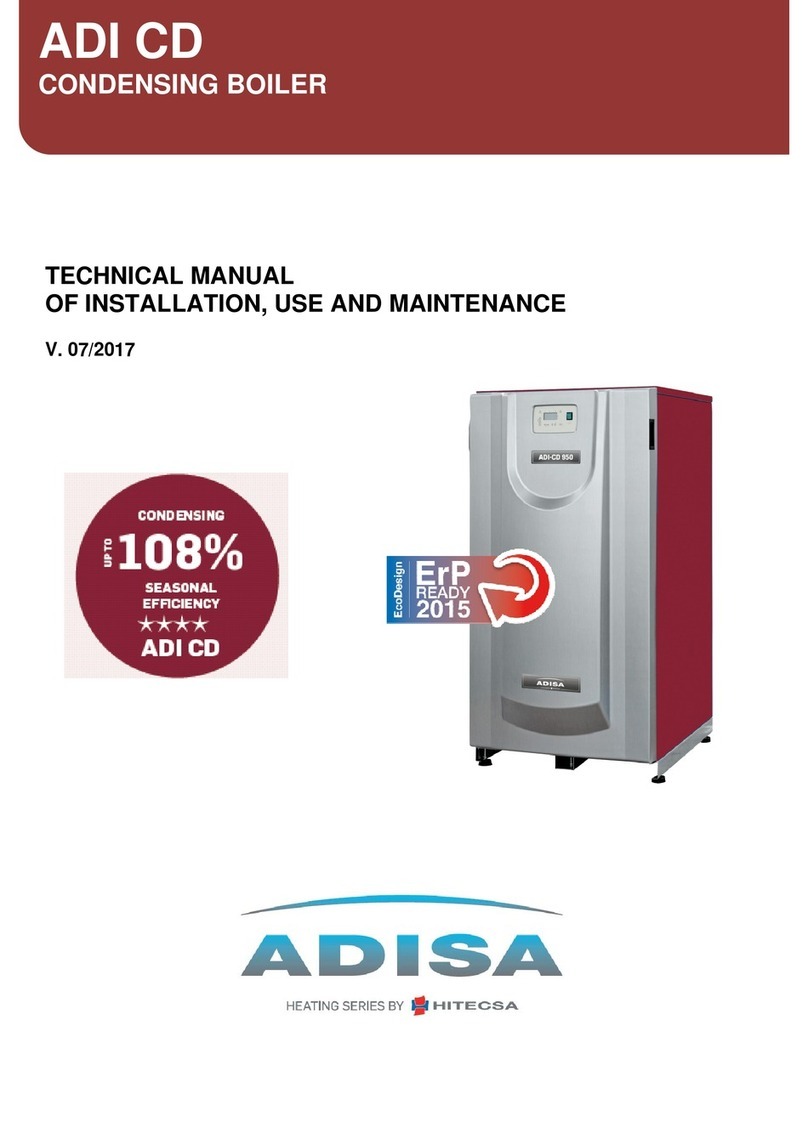 Adisa ADI CD 70 Technical manual of installation, use and maintenance Adisa ADI CD 70 Technical manual of installation, use and maintenance