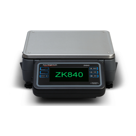 Avery Weigh-Tronix ZK840 User manual