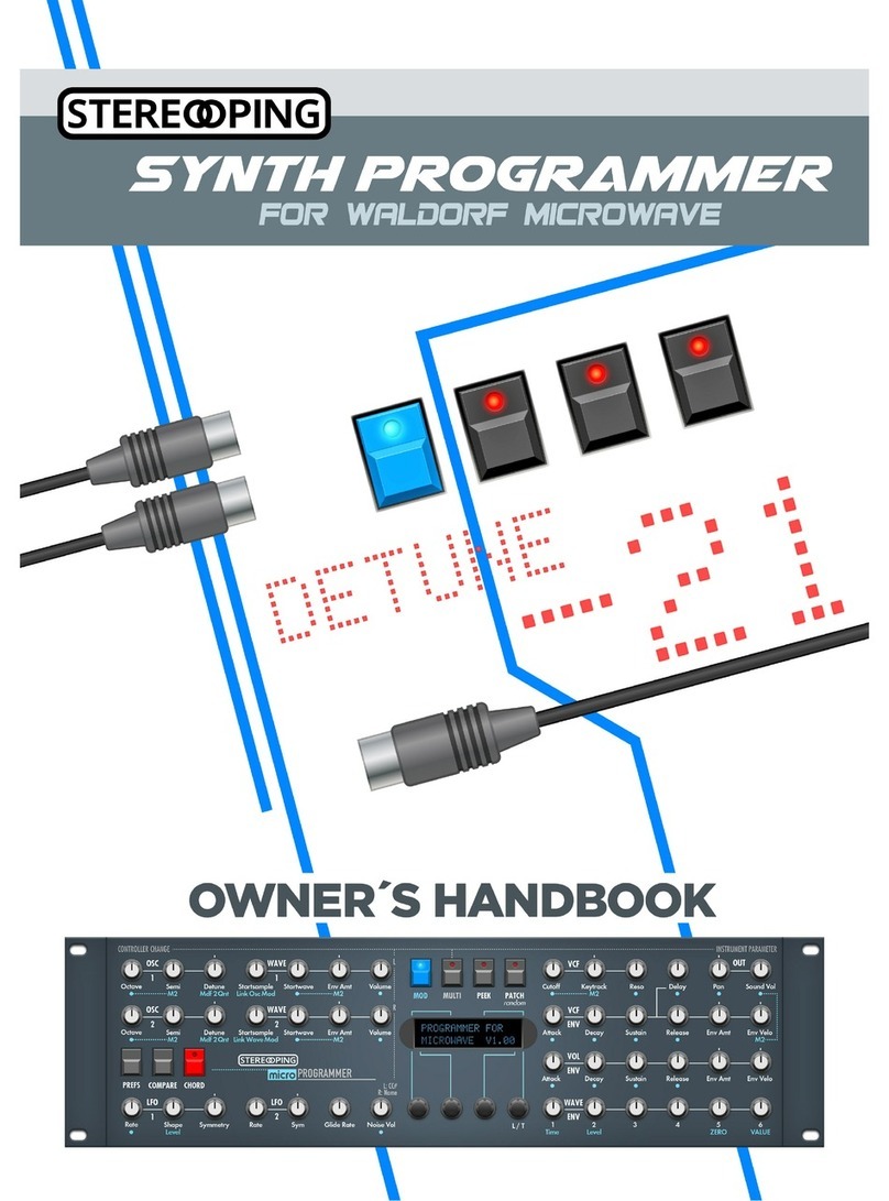 Stereoping synth programmer User guide