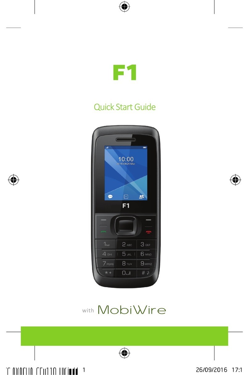 MOBIWIRE F1 User manual MOBIWIRE F1 User manual