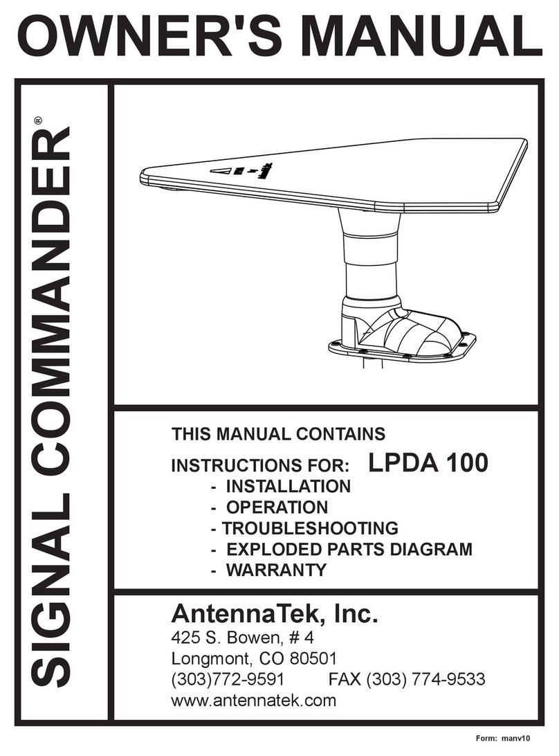 AntennaTek LPDA 100 owner's manual AntennaTek LPDA 100 owner's manual