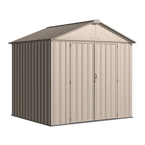 Arrow Storage Products EZEE SHED EZ8772HVCR Instructions for use Arrow Storage Products EZEE SHED EZ8772HVCR Instructions for use