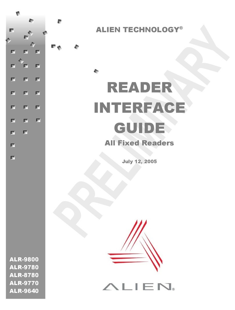Alien Technology ALR-9800 Interface guide