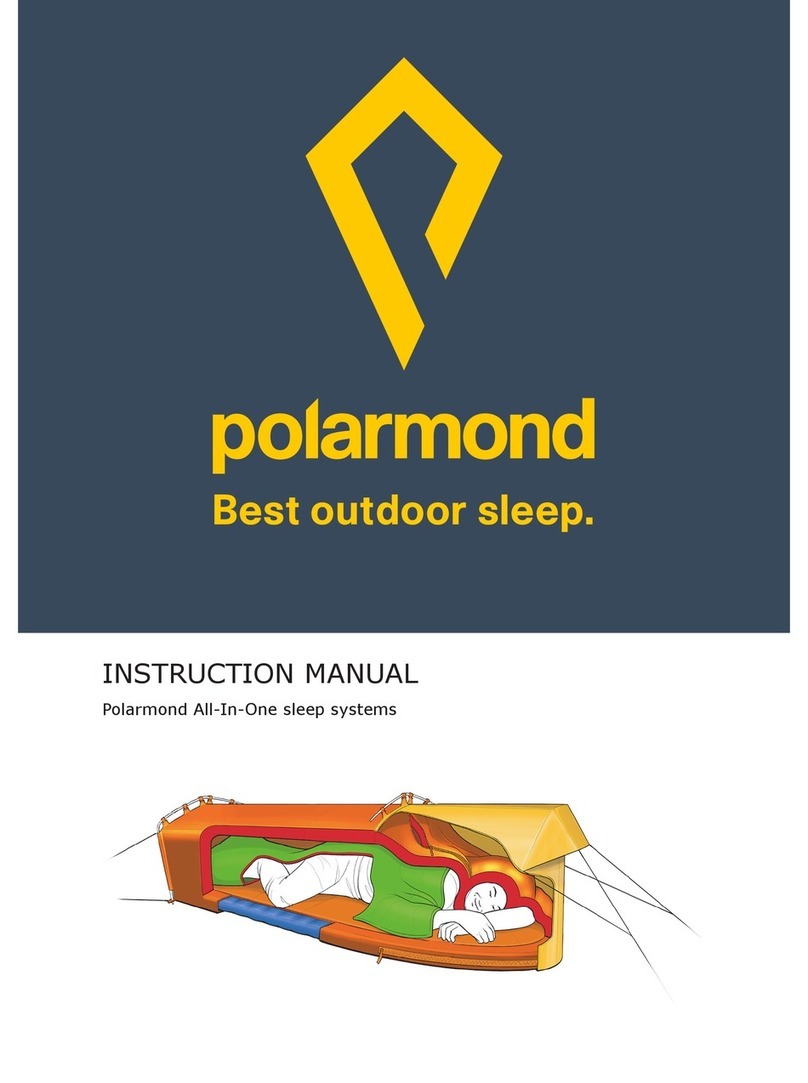 polarmond All-in-one sleep shell instruction manual