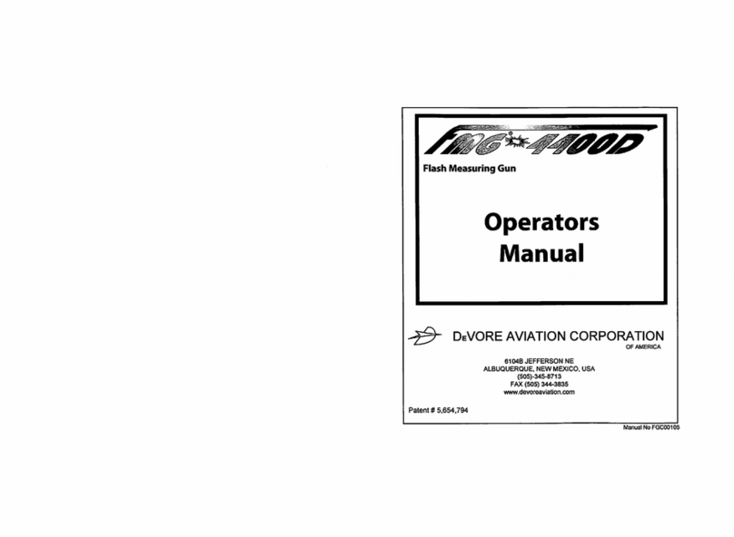 DeVore Aviation FMG 4400D Operator's manual DeVore Aviation FMG 4400D Operator's manual