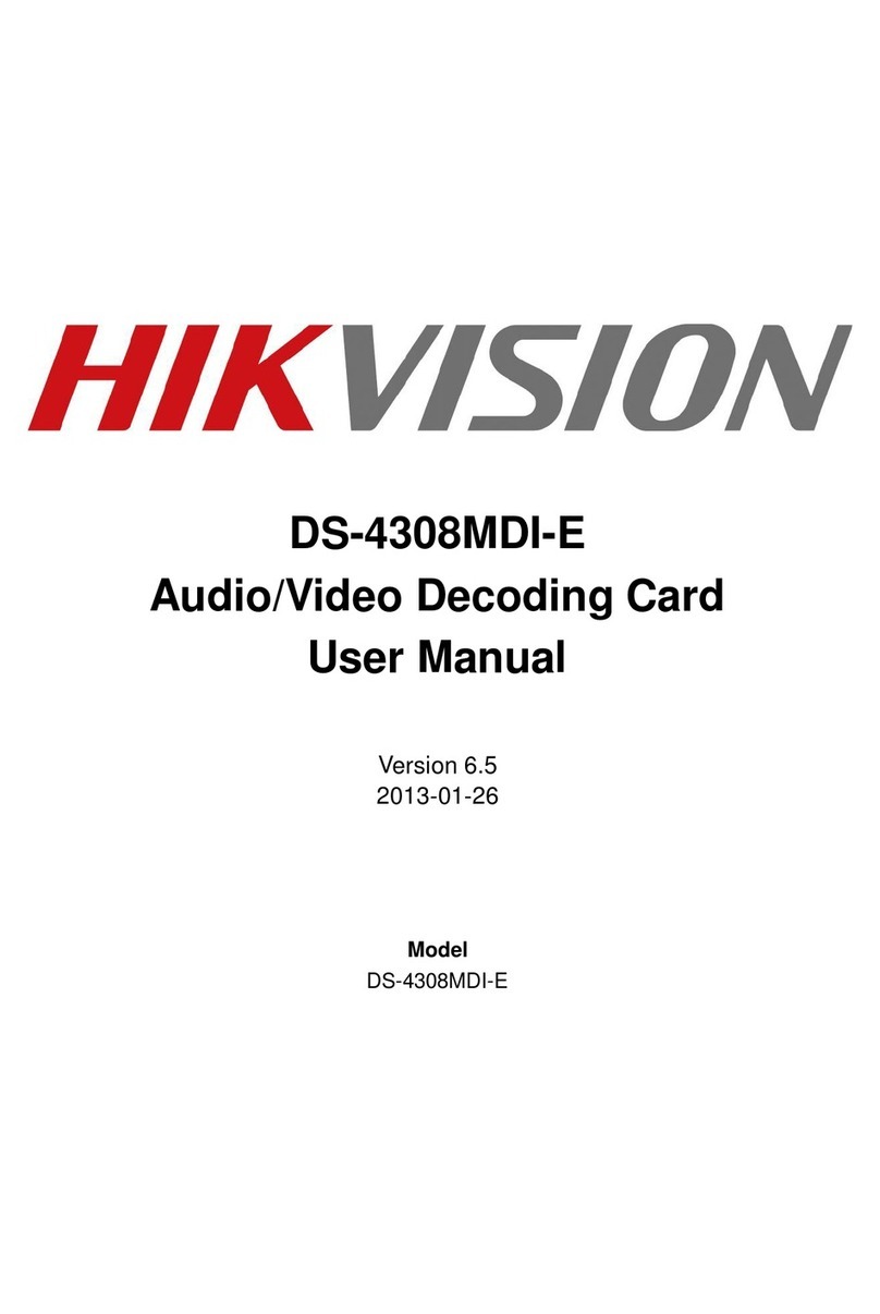 HIK VISION DS-4308MDI-E User manual
