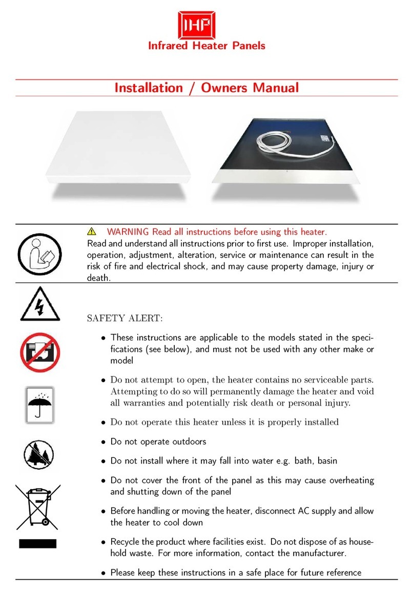 IHP IHP160 Installation instructions