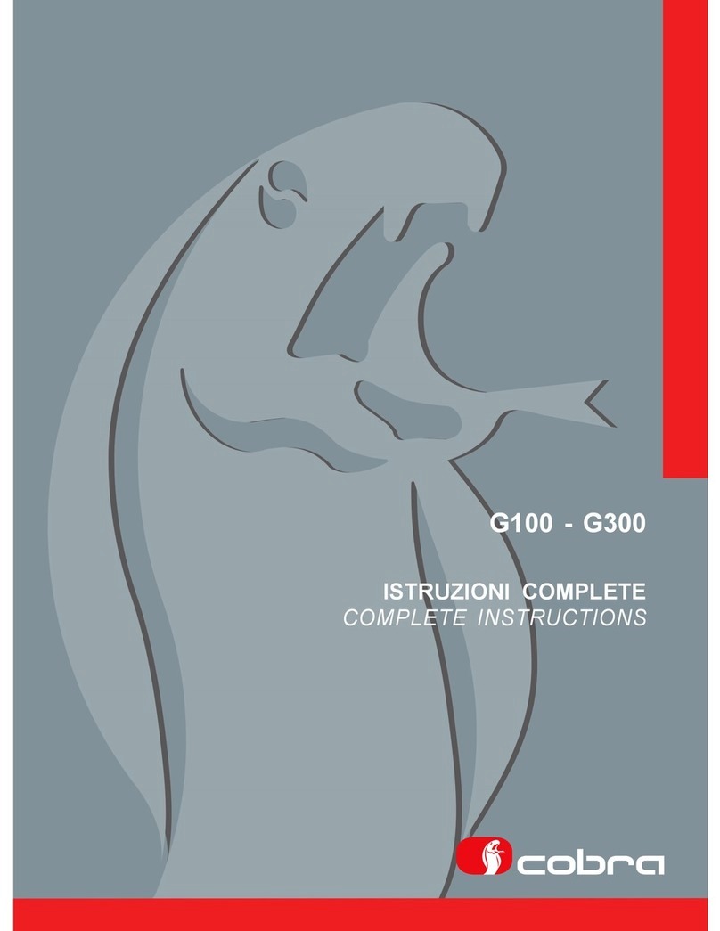 Cobra G100 User manual