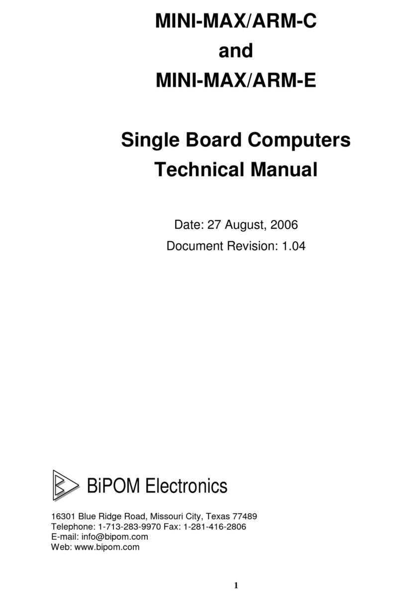 BiPOM Electronics MINI-MAX/ARM-C Technical manual