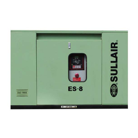 Sullair ES-8-15L Operator's manual and spare parts list