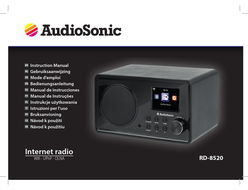 AudioSonic RD-8520 User manual