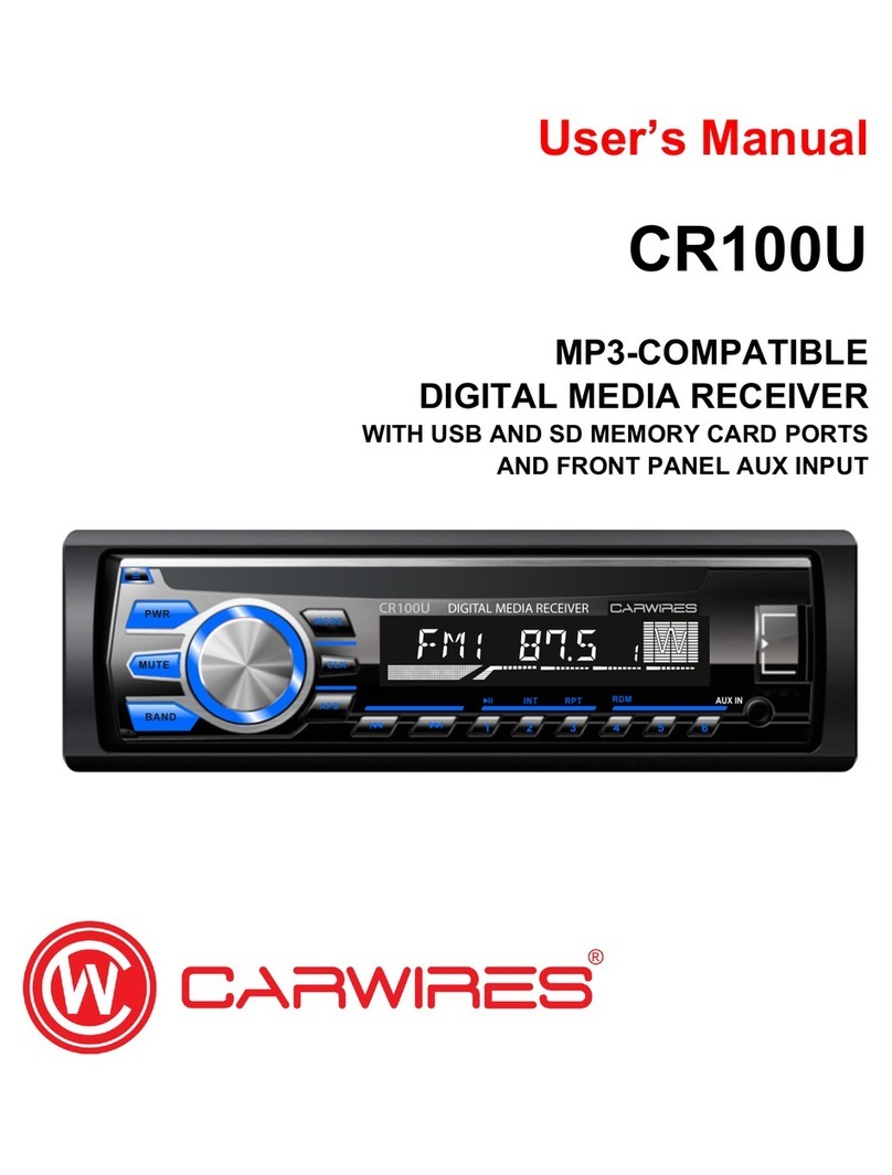 Carwires CR100U user manual