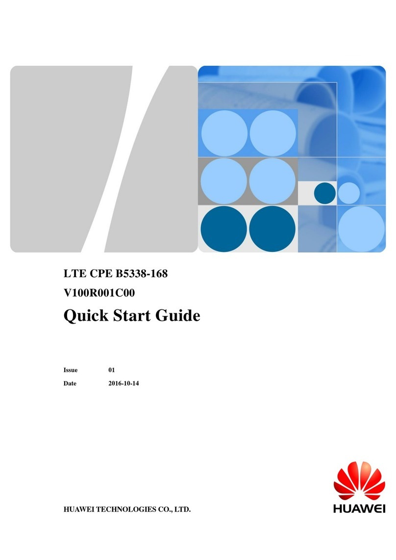 Huawei LTE CPE B5338-168 User manual Huawei LTE CPE B5338-168 User manual