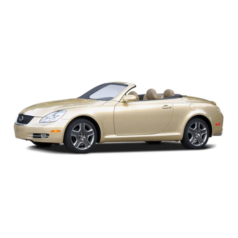 Lexus Navigation System SC430 quick guide