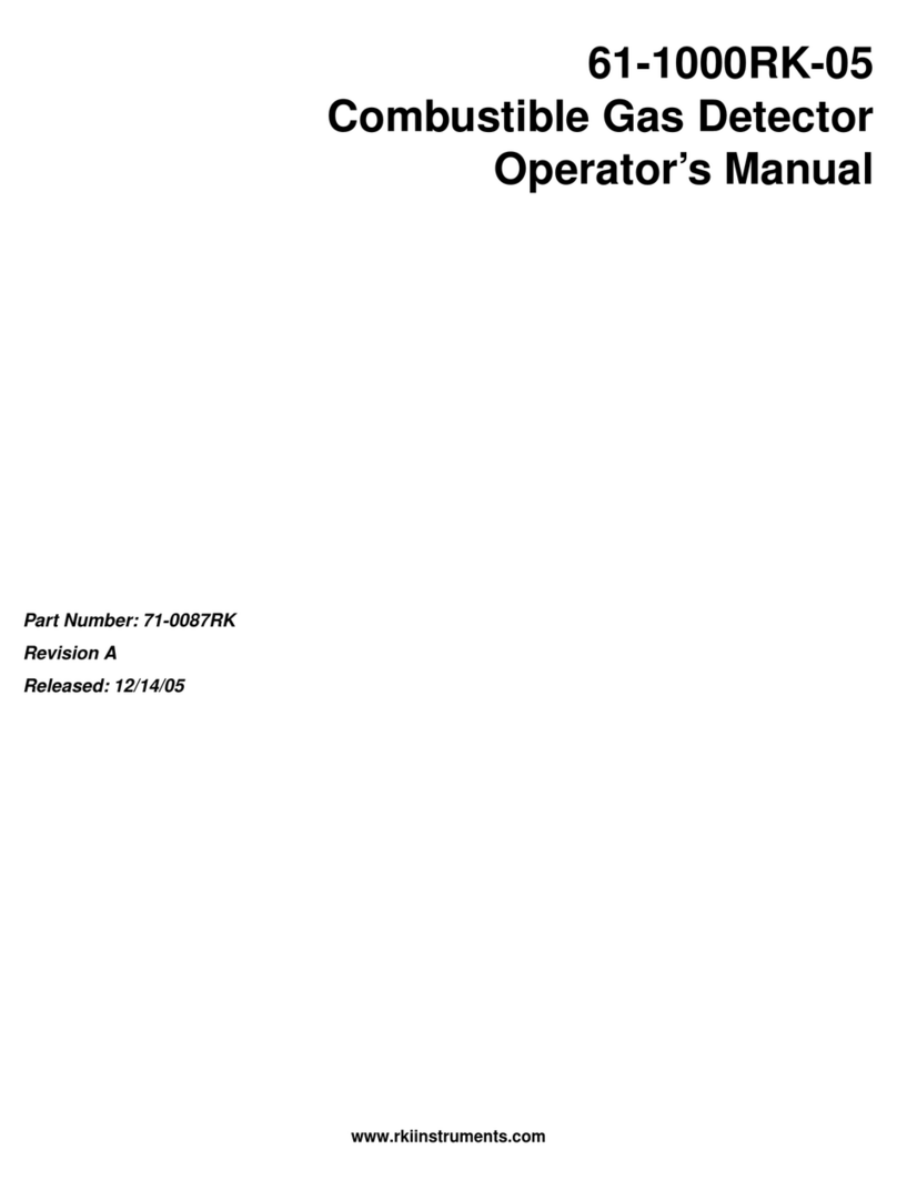 RKI Instruments 61-1000RK-05 Operator's manual RKI Instruments 61-1000RK-05 Operator's manual