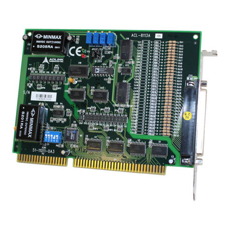 ADLINK Technology NuDAQ ACL-8113A user guide