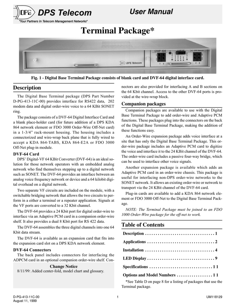 DPS Telecom D-PG-413-11C-00 user manual