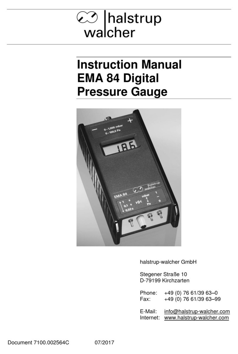halstrup-walcher EMA 84 instruction manual