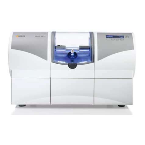 DENTSPLY CEREC MC X Cleaning and maintenance