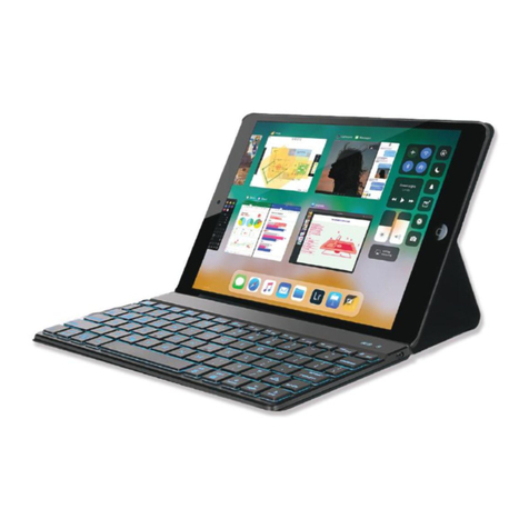 Yekbee iPad Folio Keyboard Case User manual