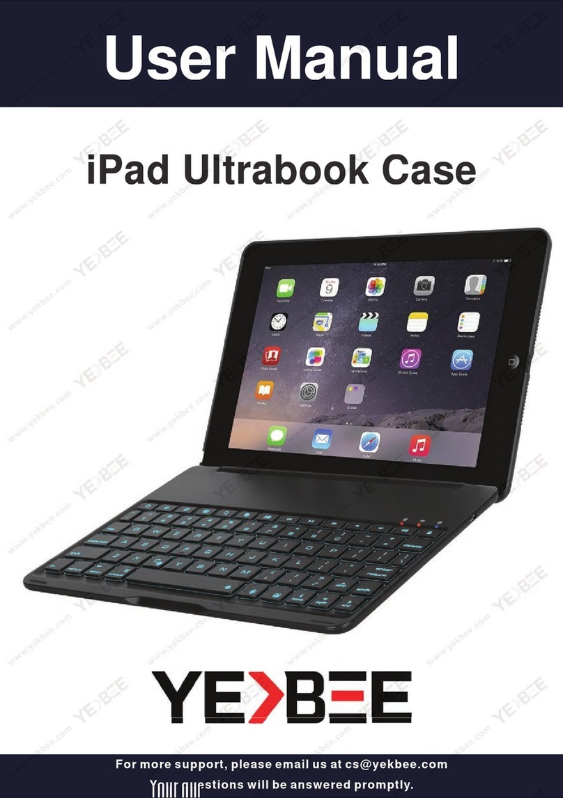 Yekbee iPad Ultrabook Case User manual
