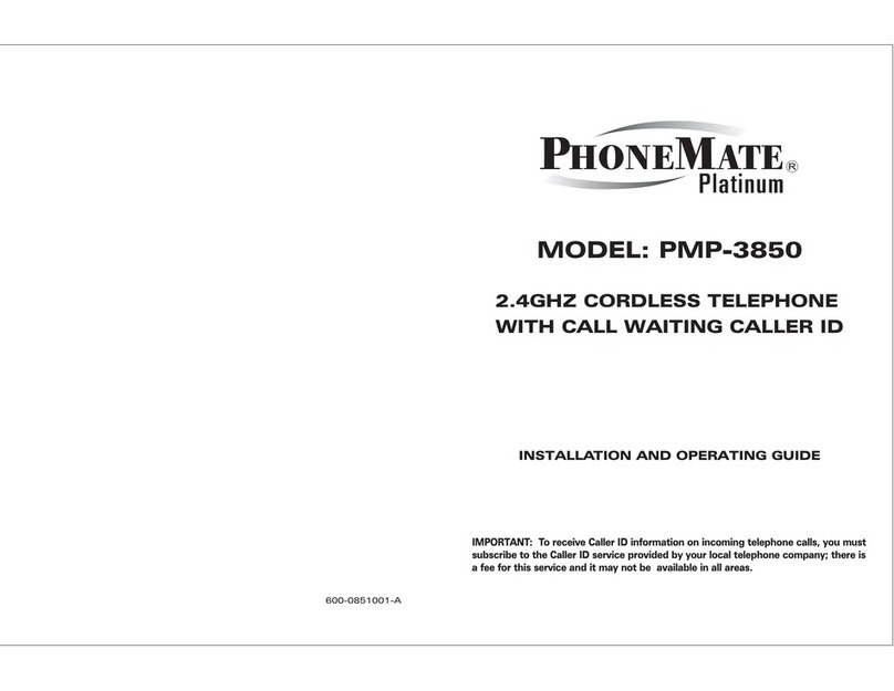 PhoneMate PMP-3850 Installation guide