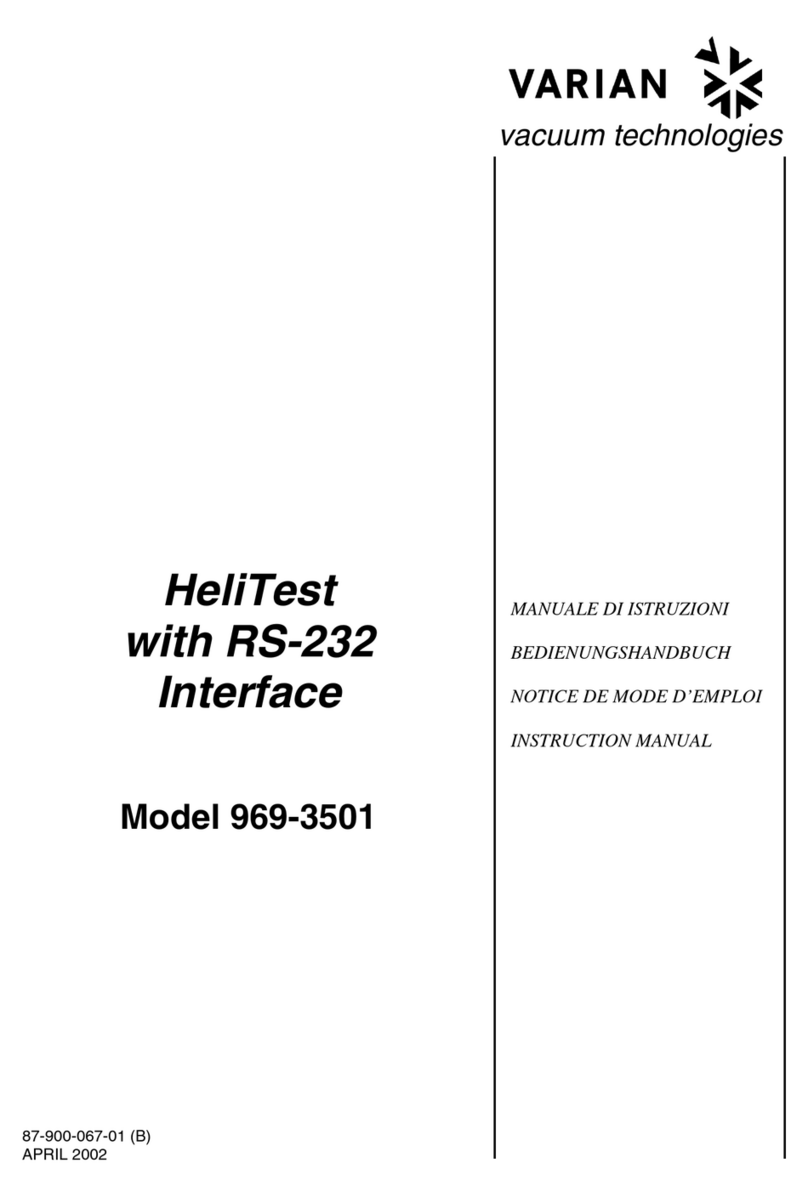 Varian HeliTest instruction manual