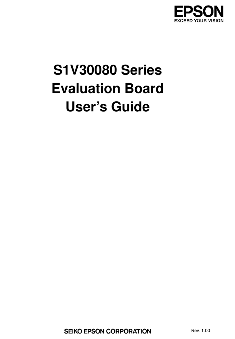 Epson S1V30080F00A300 User manual
