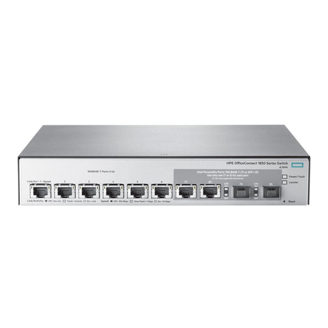 HPE OfficeConnect 1850 Series Management and configuration guide