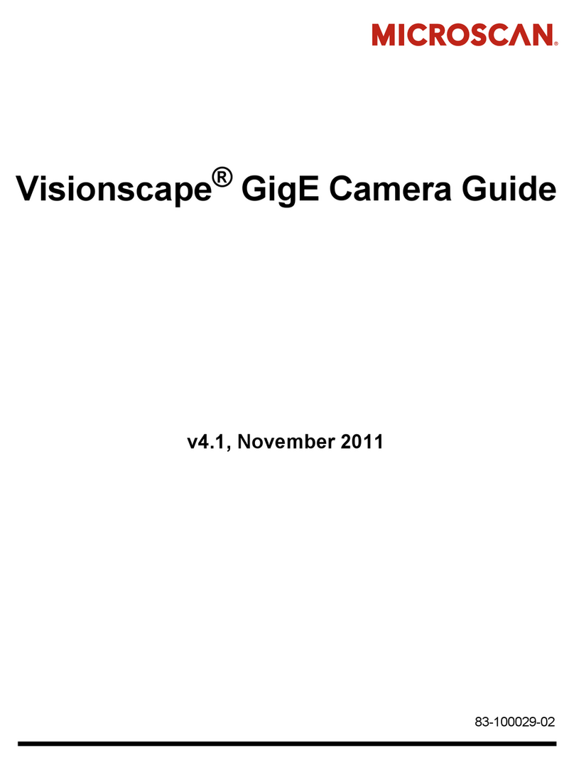 Microscan Visionscape CMGC03 User manual Microscan Visionscape CMGC03 User manual