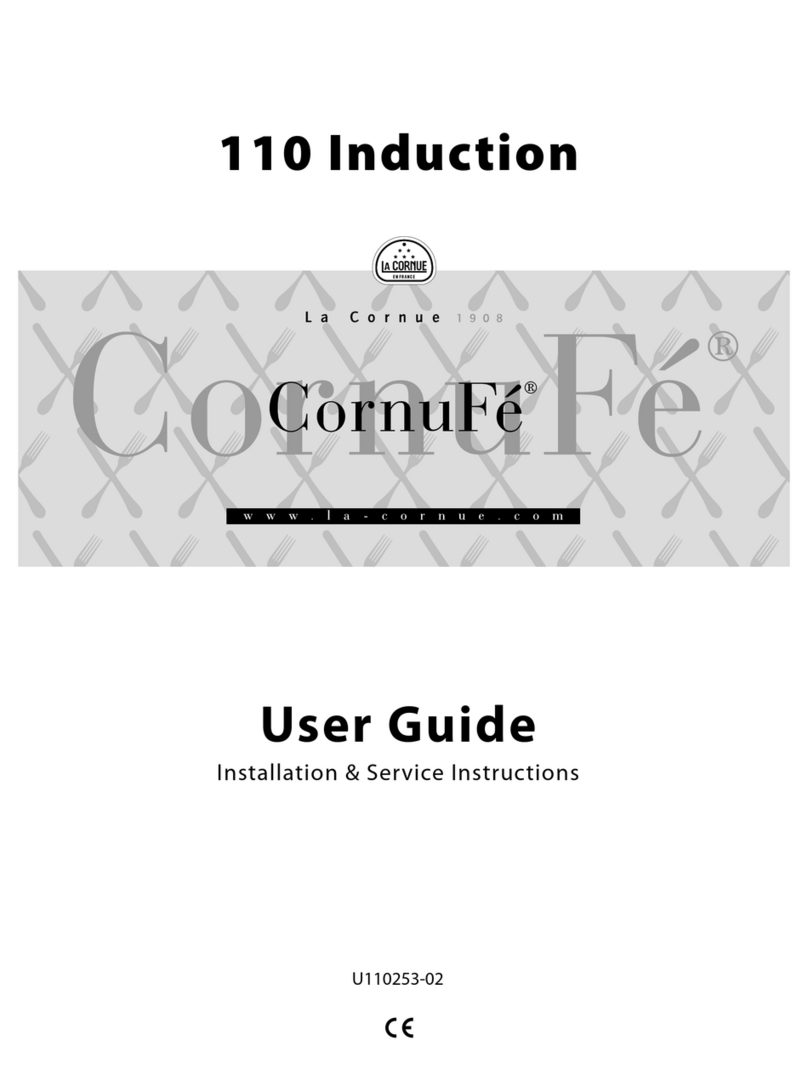 La Cornue 110 Induction user guide