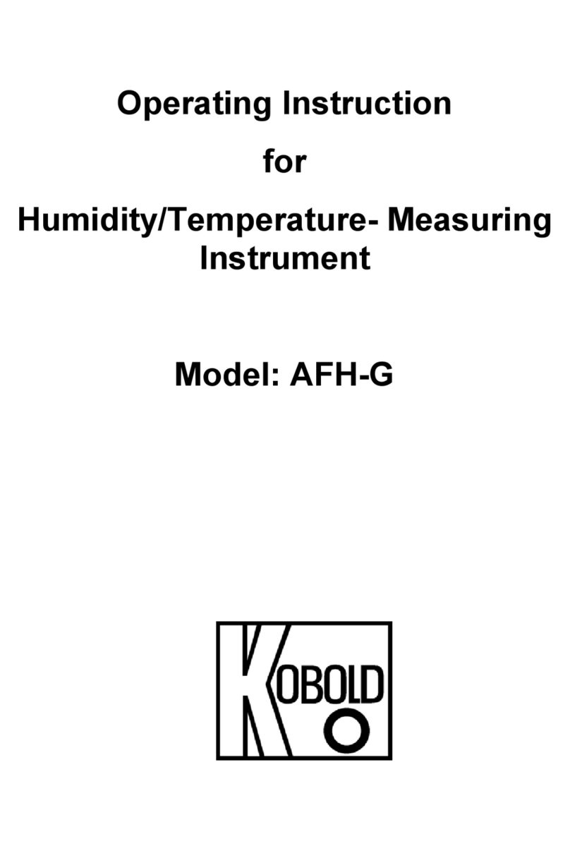 Kobold AFH-G User manual Kobold AFH-G User manual