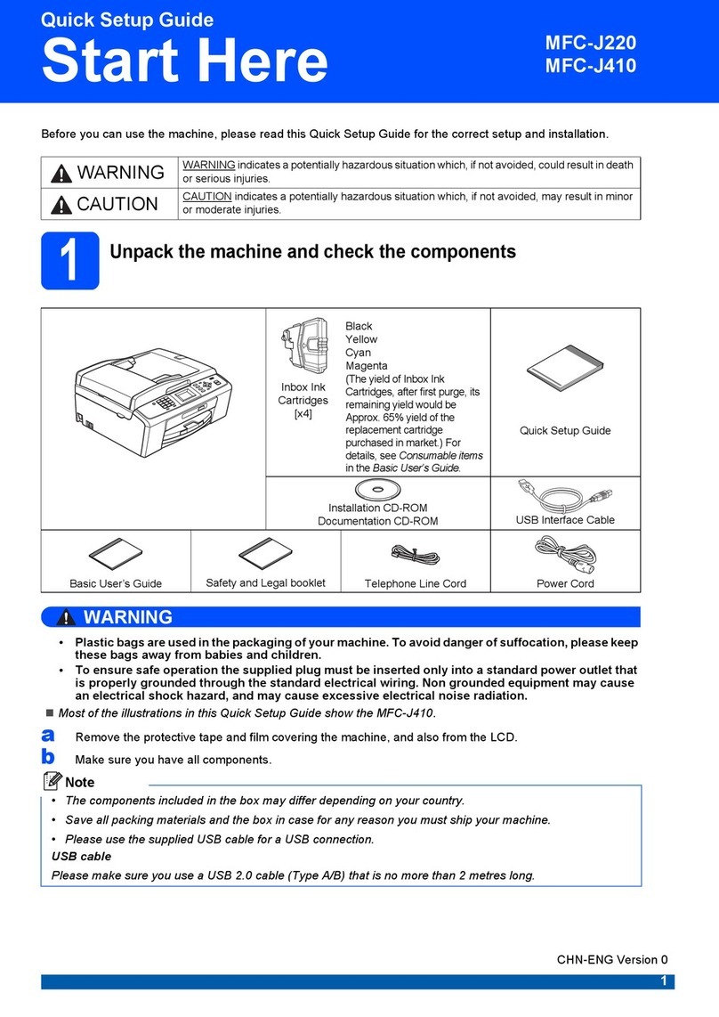 Brother MFC-J220 User manual