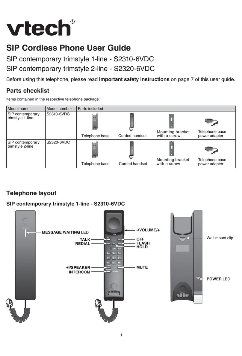 V-tech S2310-6VDC User manual